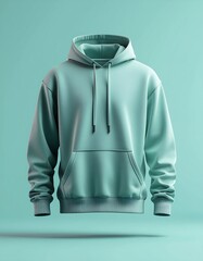 Mint Green Hoodie - A Stylish and Comfortable Wardrobe Essential for Everyday Wear.