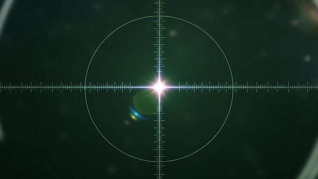 Target Lock: Crosshair Focus in a Sci-Fi Environment