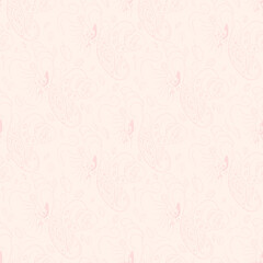 Organic Flow Line Art Repeating Pattern