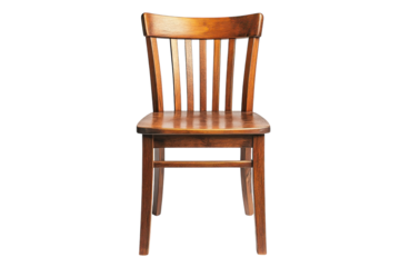 Classic Wooden Chair Antique Furniture Piece Dining Room Seating Vintage Woodwork Interior on transparent background