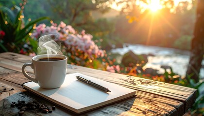 Morning Coffee and Journaling - A Peaceful Start to the Day.