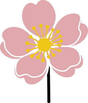 Flat style illustration collection of 6 mahjong tiles characters bamboo circles winds dragons and flowers