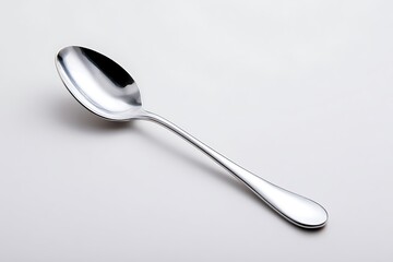 spoon on white background