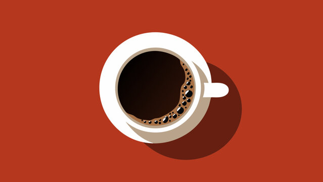 cup of coffee on a saucer