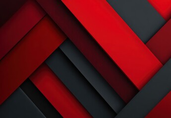 Abstract geometric design with red and gray elements for background
