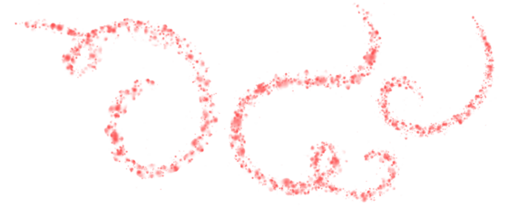 Lance light effect isolated on transparent background red glowing lance light trails