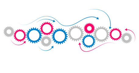 ingranaggi, macchina, strategia, processo, meccanismo,

