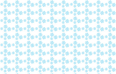 Pattern. Snowflake. Wallpaper. An isolated seamless-style grid pattern of small blue snowflakes PNG clip art on a transparent background for textile prints, wrapping paper, or winter stationery.