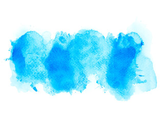 blue hand painted watercolor background textrre