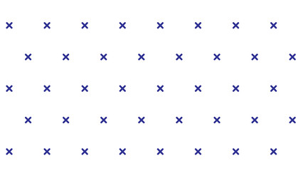 Minimal blue x shape pattern over white background for clean modern branding and interface design