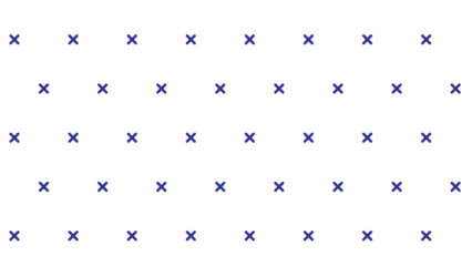 Minimal blue x shape pattern over white background for clean modern branding and interface design