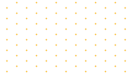 Bright yellow spark star pattern on a white background for a cheerful and energetic geometric design