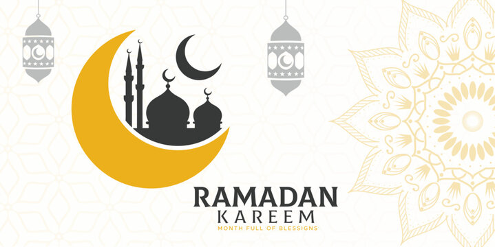 Ramzan Kareem Vector Post Design &ndash; Islamic Holy Month Illustration