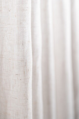 white curtain background
