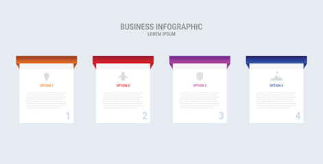 4 Infographic Stages of Business Growth, Our Strategic Workflow, The 4 steps Success Roadmap Infographic Template, Step-by-Step Implementation Guide Designs