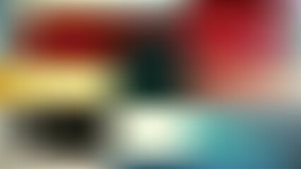 Obraz premium Multicolor abstract blurred gradient background with red blue and yellow colors