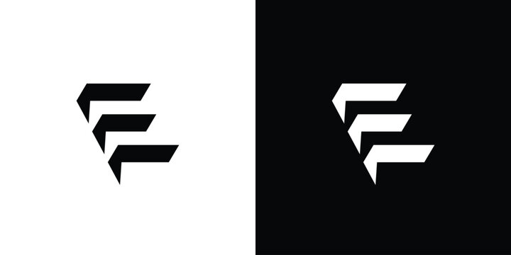 Unique and modern E logo design