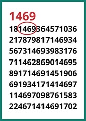 Math workbook for school and preschool age children, learning numbers,