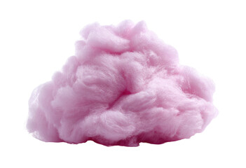 Fluffy pink cotton candy cloud