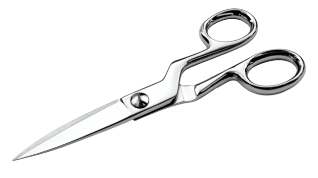 Kitchen scissors isolated on a white background - Powered by Adobe