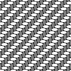 Ovals texture. Rounded figures background. Dots motif. Seamless surface pattern design with circular embroidery ornament. Digital paper with spheres for textile print, web designing.