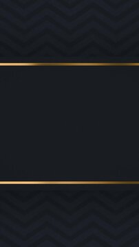 Dark Background with Chevron Pattern and Gold Border