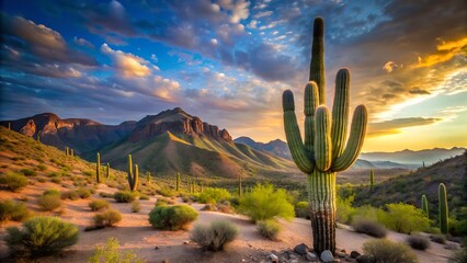 cactus in the desert