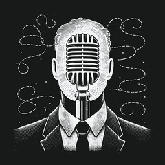 The Power of Voice: A Conceptual Illustration of Communication.