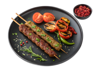 Adana Kebab PNG Transparent Background - Turkish Muslim Cuisine