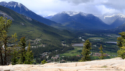 les montagnes Rocheuses canadiennes &agrave; Banff, Alberta	
