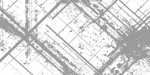 Fototapeta premium Black and white seamless pattern featuring an architectural blueprint sketch with technical engineering lines and house design plans on drafting paper