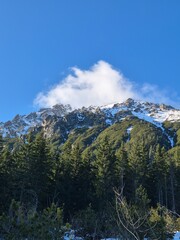 Tatry Wysokie - Polska - górskie szczyty zimą w promieniach słońca © Konrad