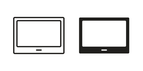 Tablet icons logo design, Pictogram Icons