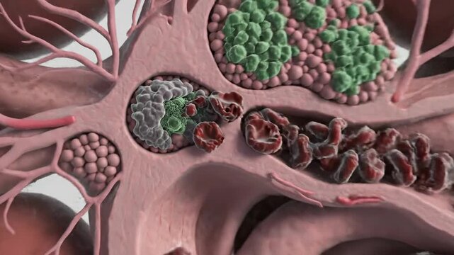 Medical Visualization of IgA Nephropathy in the Kidney Mesangium