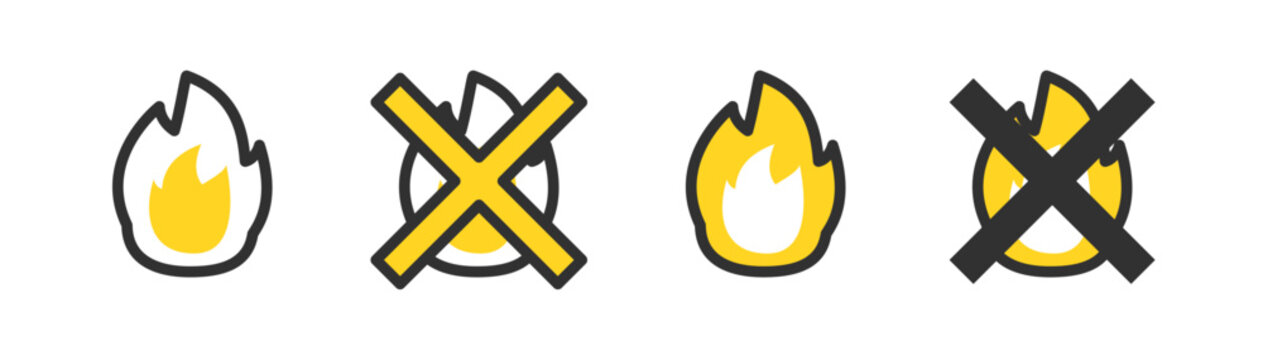 燃えるゴミ、燃えないゴミのイメージイラスト。Illustration of burnable and non-burnable garbage.