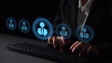 Digital recruitment and online hiring, virtual headhunting, smart recruitment platforms, talent acquisition solutions, and digital HR tools for modern workforce management. Muxer