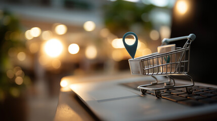 Dynamic local search marketing concept for ecommerce business digital commerce online visibility geographic targeting mobile shopping location based advertising