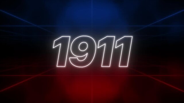 1911 Text Retro Style