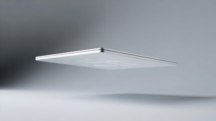 Sleek digital panel with blue light on gradient background – Great for fintech, user experience design, or virtual reality interfaces.