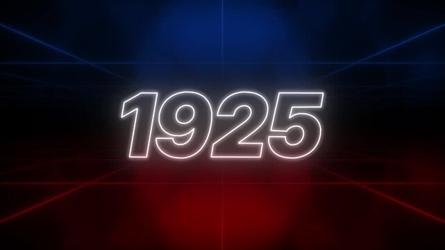 1925 Text Retro Style