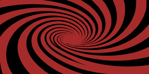 Fototapeta premium An abstract spiral background features a vibrant blue and red vortex design with concentric circles and motion lines creating a light energy wave illustration