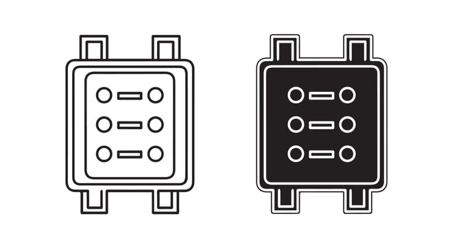 USB Type C and Micro USB Connectors Comparison Isometric View Technology Concept Minimalist Design