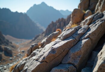 Textured Granite Speckled Igneous Rock Formation Highlighting Coarse Natural Features and Geology