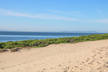 Duna de Valdevaqueros in Tarifa, Andalusien