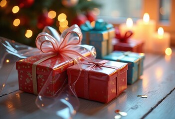 Transparent Glossy Cellophane Wrapping Film Showcase for Gifts and Crafts