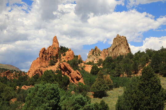 Segment of the Cathedral Spires at Garden of the Gods