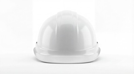 Fototapeta premium White Safety Helmet Images HD 4k- Protective Headgear Illustration