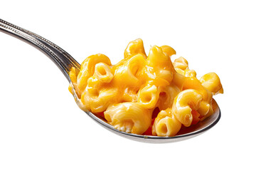 Cheesy macaroni and cheese on a spoon (1)
