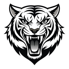 Fototapeta premium lion head vector