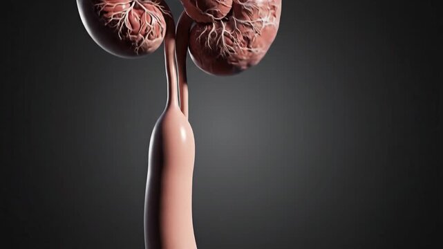 Professional 3D Visualization of Hydronephrosis in Human Kidneys